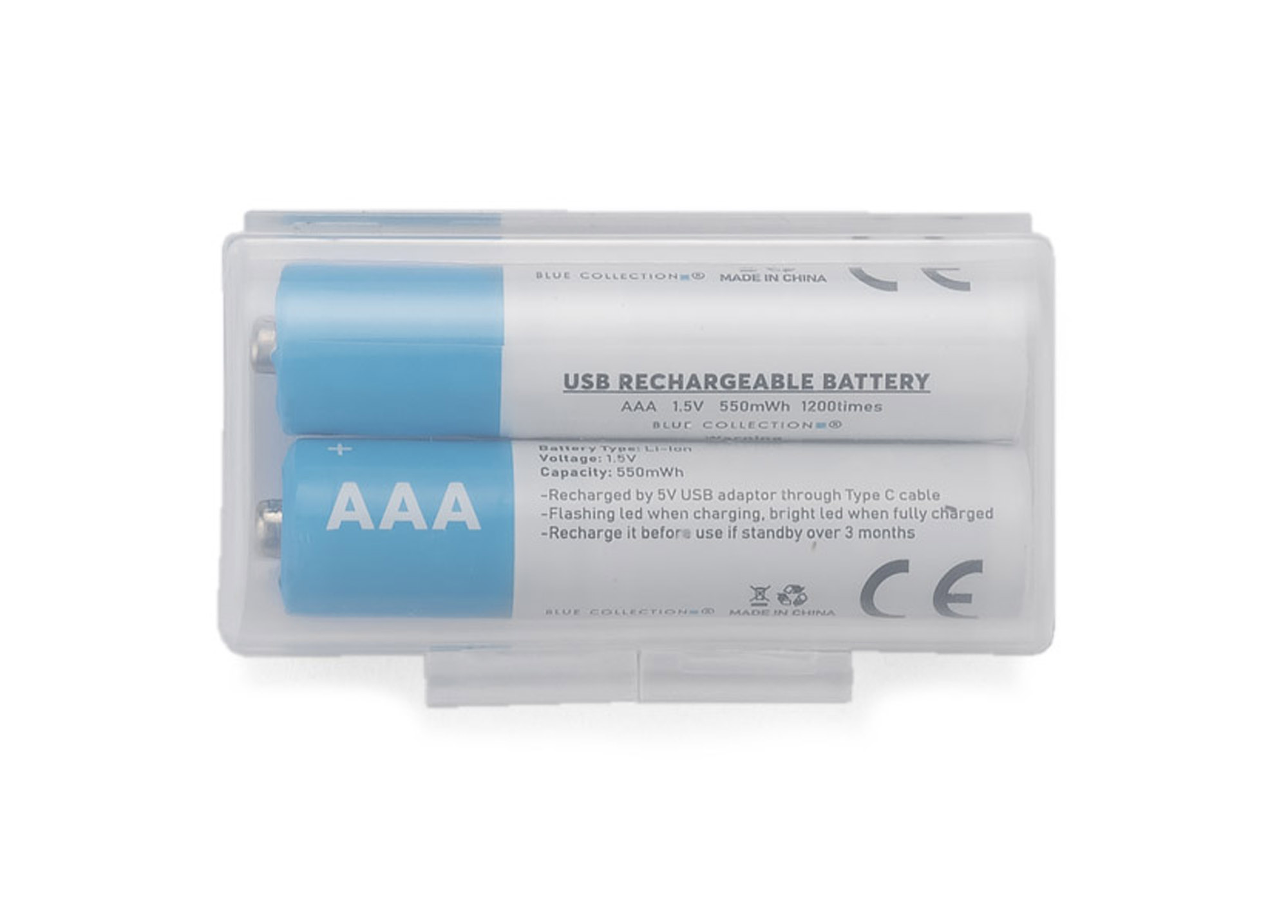 Rechargeable batteries AAA 450 mAh