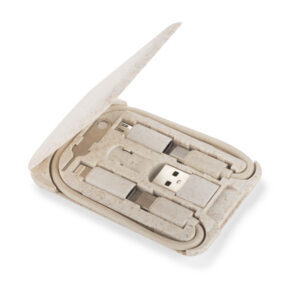 Mobile stand with charging cables OLIN