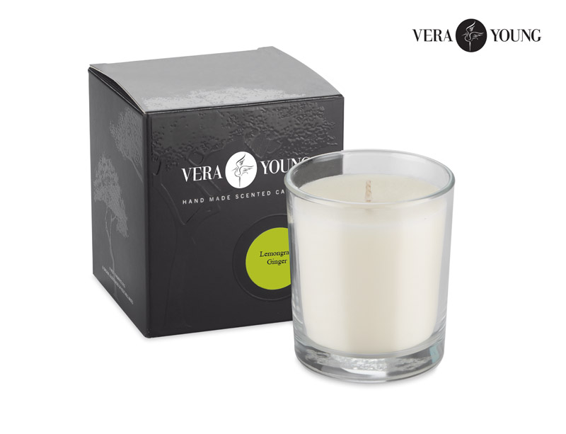 Soybean wax candle 170g - Lemongrass & Ginger - VERA YOUNG