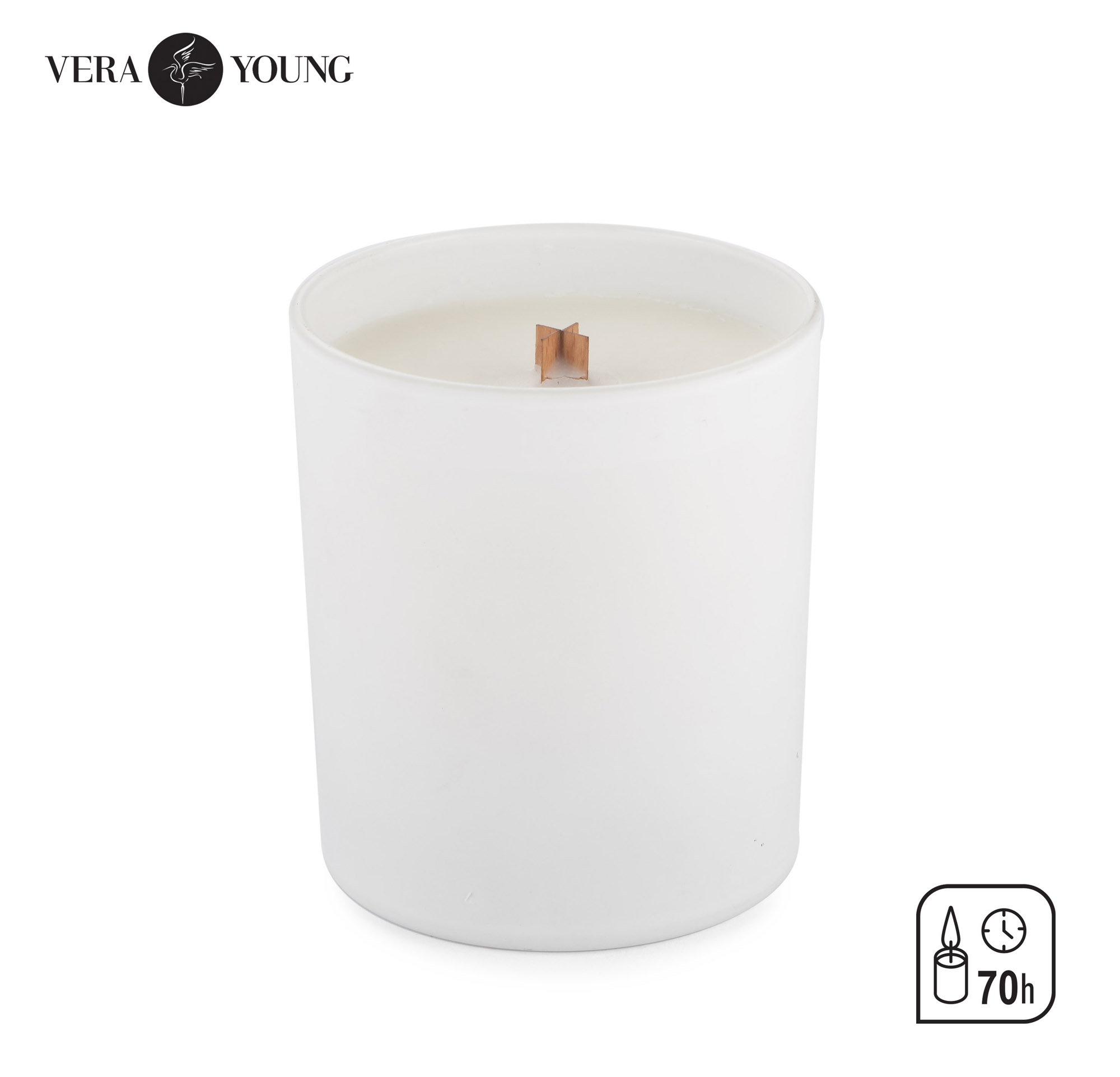 Soybean wax candle 220g - Library - VERA YOUNG