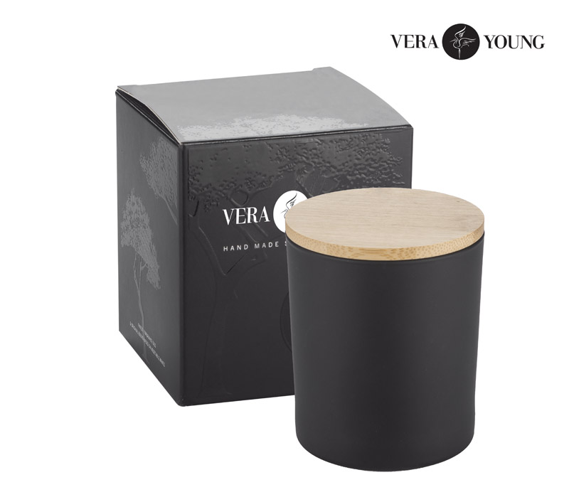 Soybean wax candle 220g - Black Pomegranate - VERA YOUNG