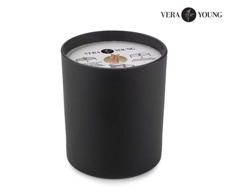 Soybean wax candle 220g - Black Pomegranate - VERA YOUNG