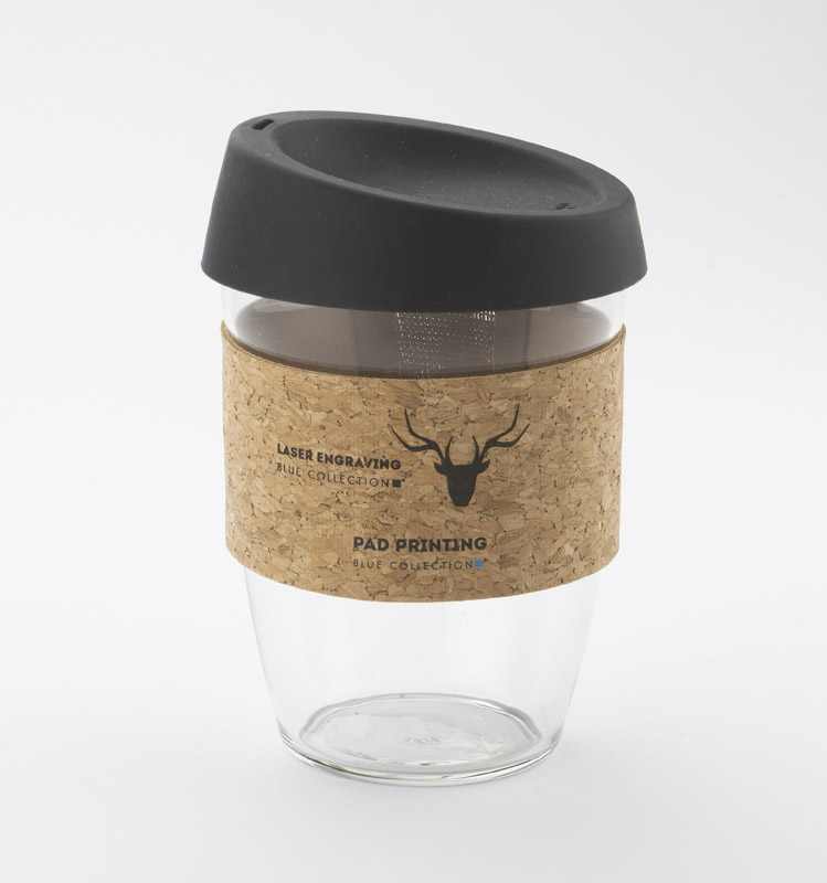 Glass mug SKLO 380 ml