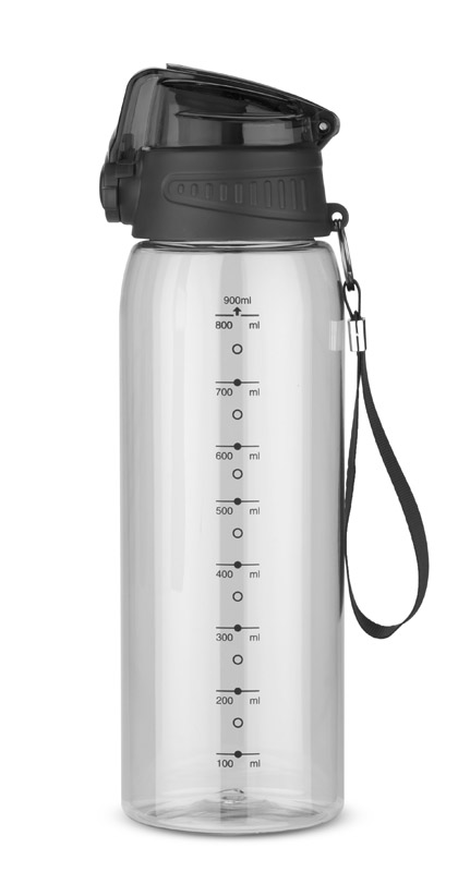 Water bottle with measuring cup KOLTER 900 ml