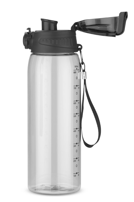 Water bottle with measuring cup KOLTER 900 ml
