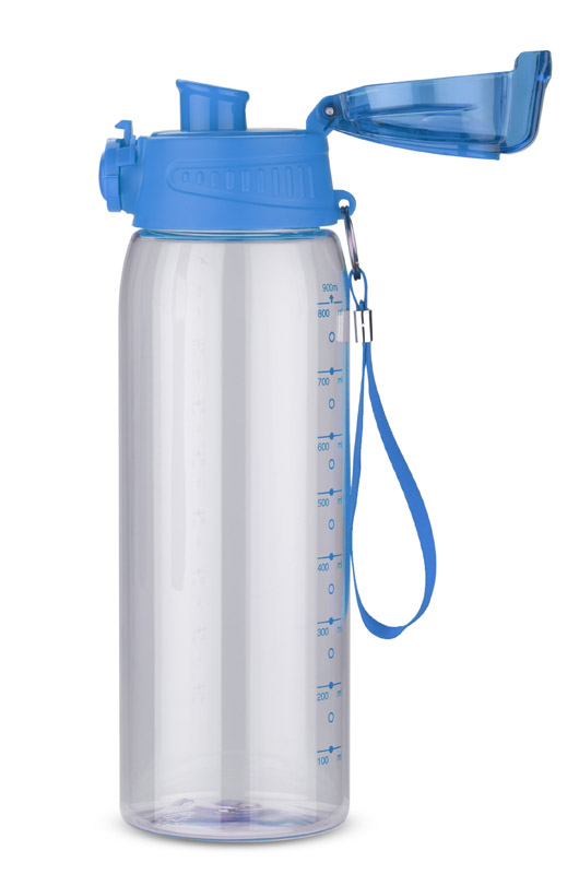 Water bottle with measuring cup KOLTER 900 ml