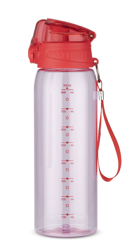 Water bottle with measuring cup KOLTER 900 ml
