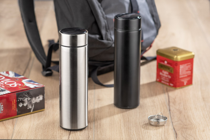 Thermal bottle with thermometer LEDIKT 440 ml