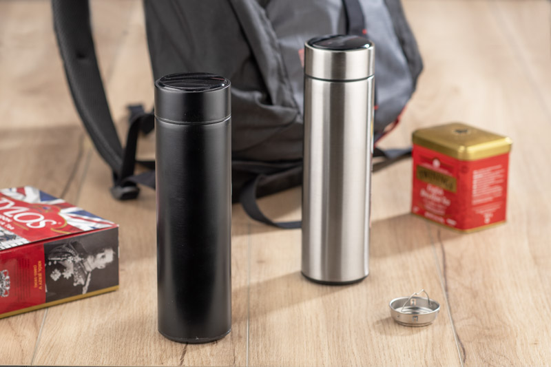 Thermal bottle with thermometer LEDIKT 440 ml