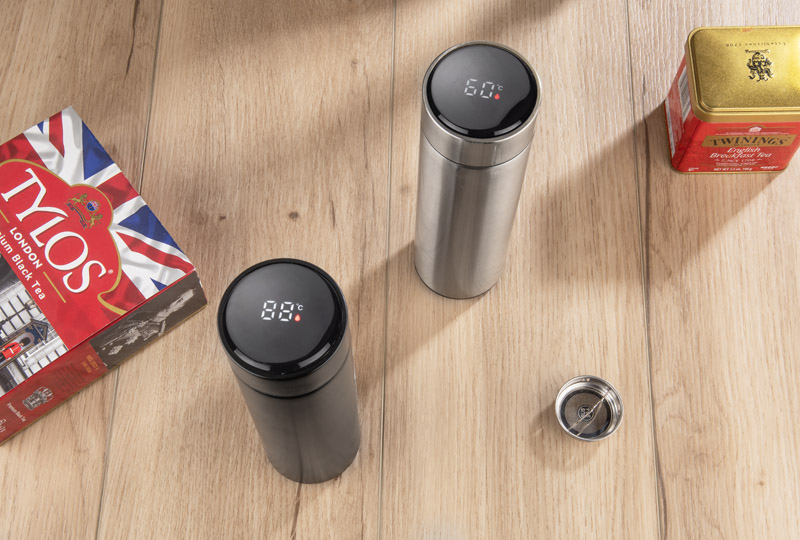Thermal bottle with thermometer LEDIKT 440 ml
