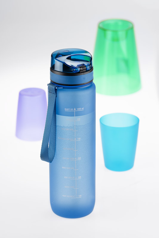Motivational water bottle 1000 ml MOTIVA