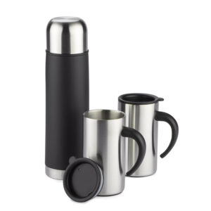 Gift Set ACON (Vacuum flask 500 ml and 2 travel mugs 260 ml)