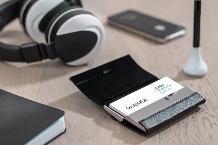 Business card holder GEMINI