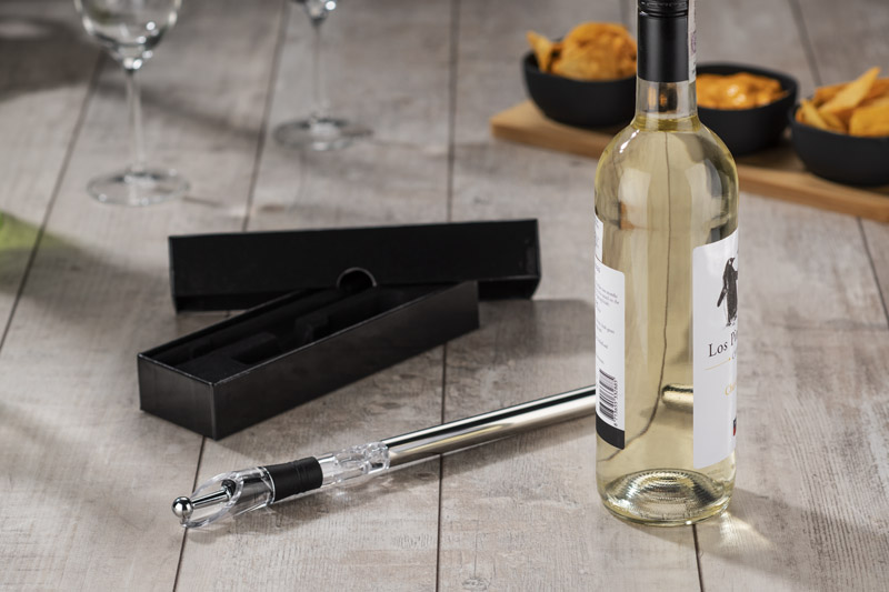 Wine chiller with pourer BLANC