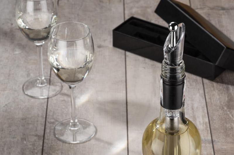 Wine chiller with pourer BLANC