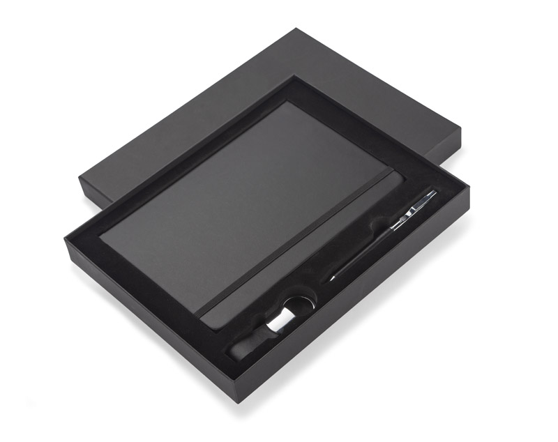 Notebook with pen and key ring set PROBIZ A5