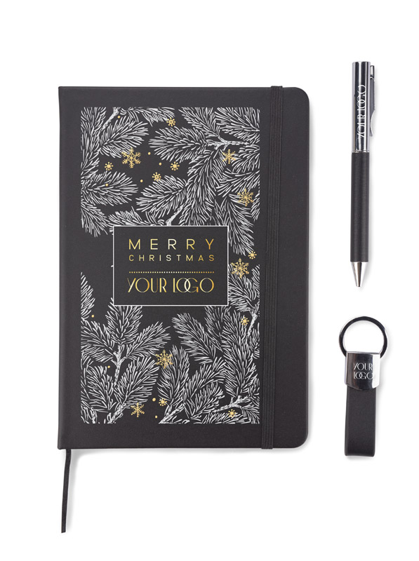 Notebook with pen and key ring set PROBIZ A5