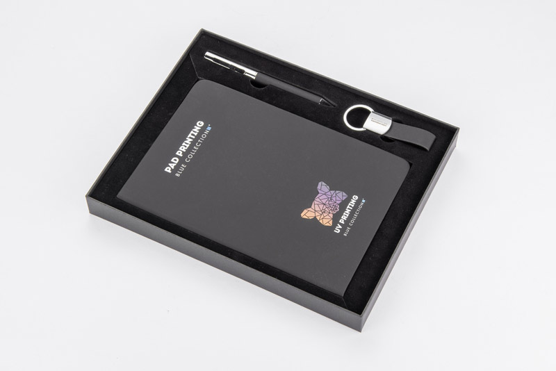 Notebook with pen and key ring set PROBIZ A5