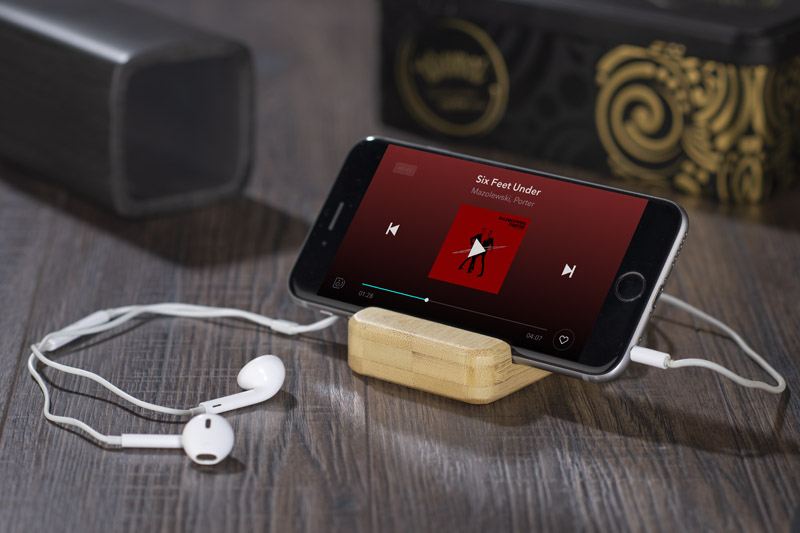 Bamboo phone holder TILE