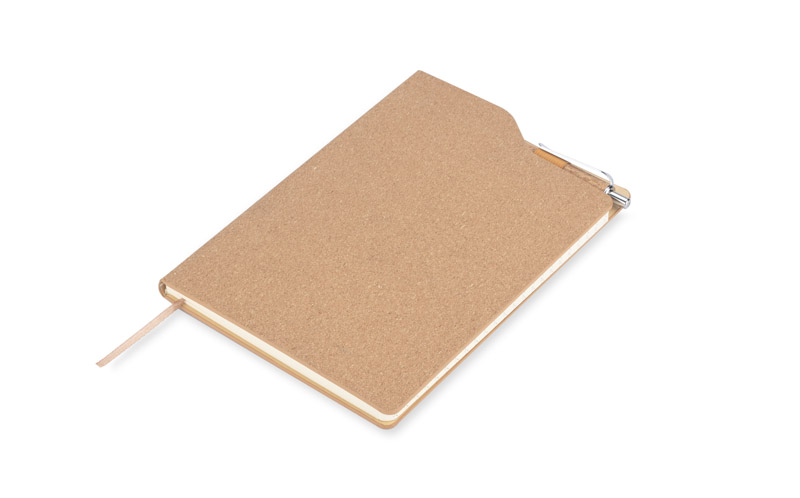 Cork notebook with pen TESSO A5