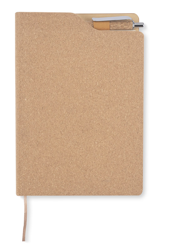 Cork notebook with pen TESSO A5