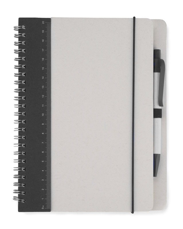 Notebook with ruler and pen REGALI