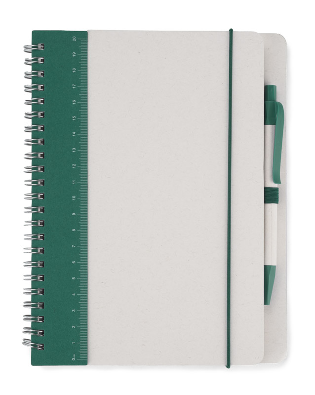 Notebook with ruler and pen REGALI