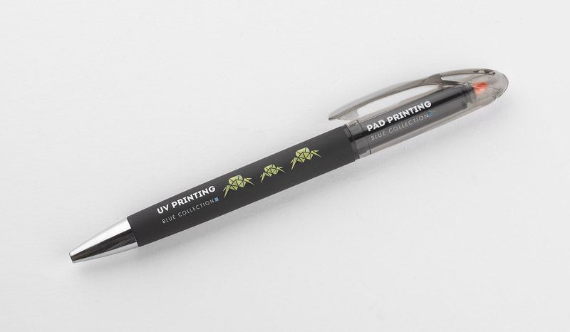 Ball pen with highlighter HILIG