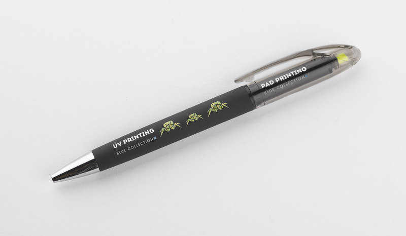 Ball pen with highlighter HILIG