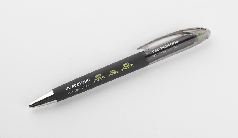 Ball pen with highlighter HILIG
