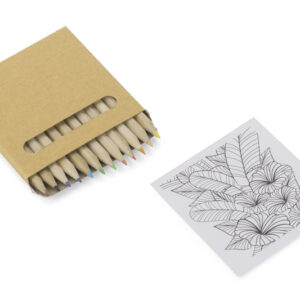 Colour pencils with colouring book LOTI