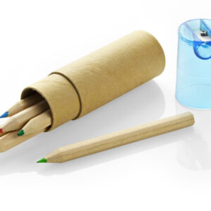 Colour pencils 6 pcs with sharpener FARVE