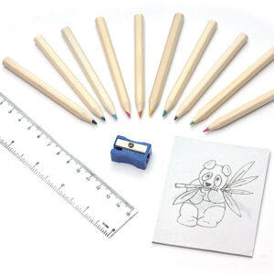 Colour pencils with colouring book DECOR