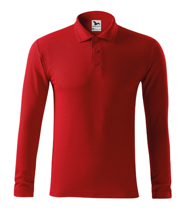 Pique Polo LS Polo Shirt men’s