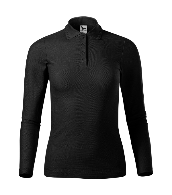 Pique Polo LS Polo Shirt women’s