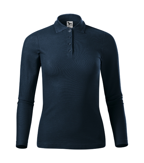 Pique Polo LS Polo Shirt women’s