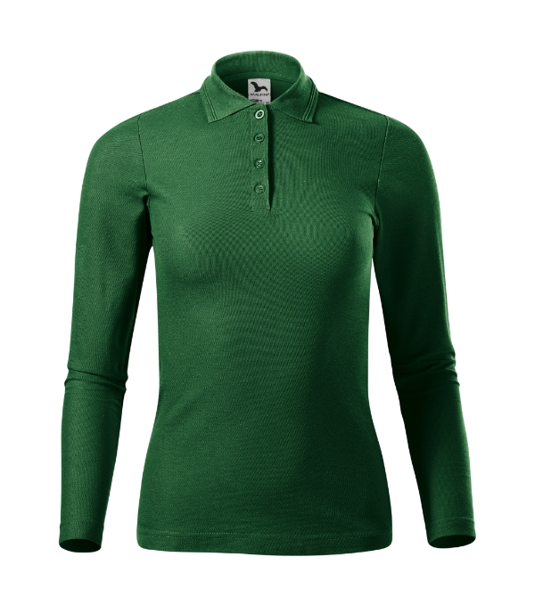 Pique Polo LS Polo Shirt women’s
