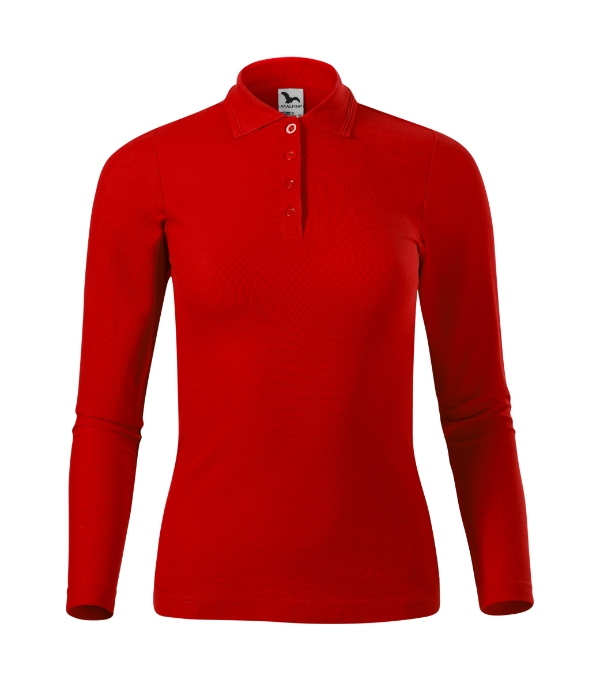 Pique Polo LS Polo Shirt women’s