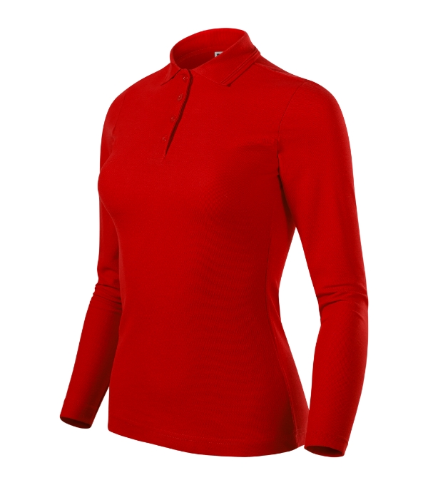 Pique Polo LS Polo Shirt women’s