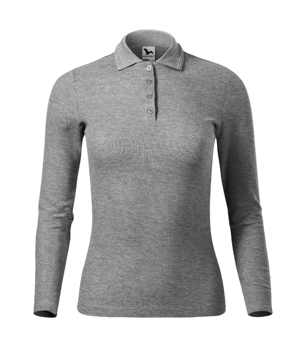Pique Polo LS Polo Shirt women’s