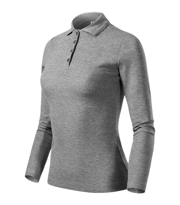Pique Polo LS Polo Shirt women’s
