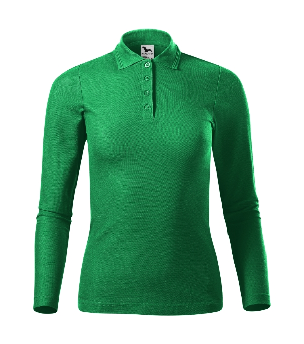 Pique Polo LS Polo Shirt women’s