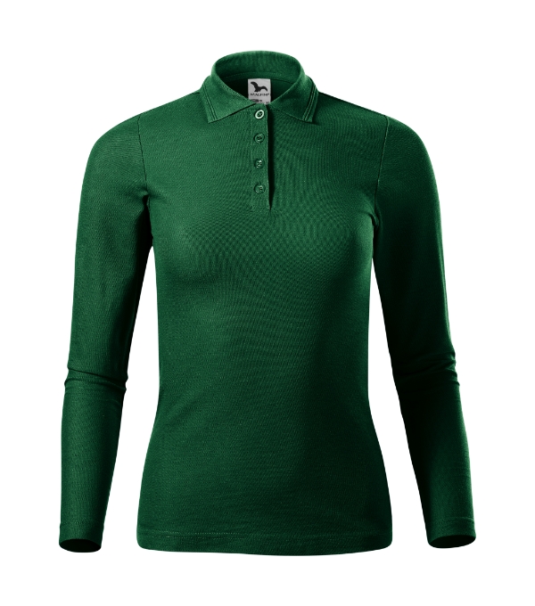 Pique Polo LS Polo Shirt women’s