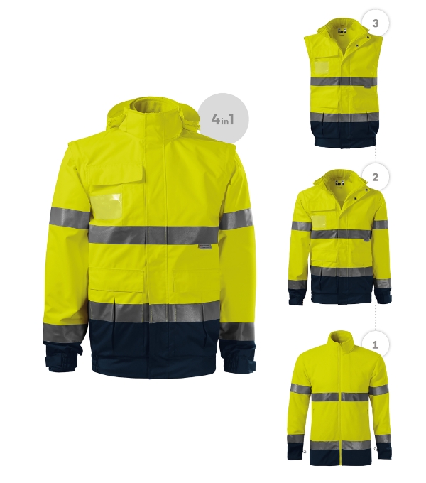 HV Guard 4 in 1 Jacket unisex