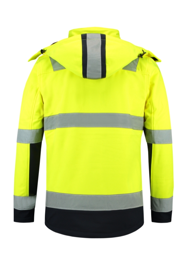 Bi-color EN ISO 20471 Softshell Softshell Jacket unisex