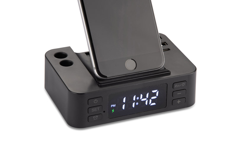 Alarm clock with inductive charger CLOCKI