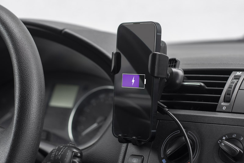 Car phone holder with wireless charger GARI 15W USB-C