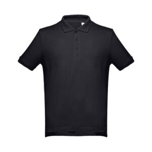 THC ADAM II. Men's short-sleeved cotton polo shirt