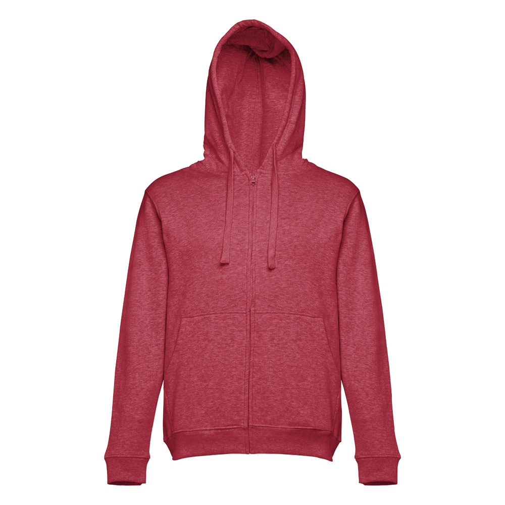THC AMSTERDAM II. Men's hoodie in cotton and polyester with full zip