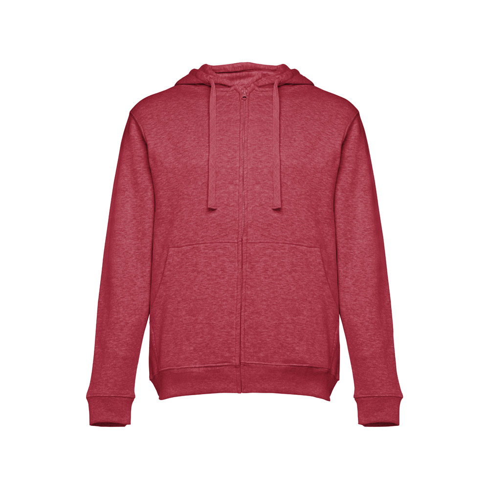 THC AMSTERDAM II. Men's hoodie in cotton and polyester with full zip